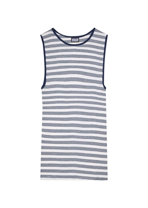 NPS tank top BW Stripe Ecru/Marine Nørgaard På Strøget 